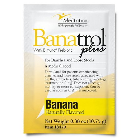 Banatrol Plus - Oral Supplement / Tube Feeding Formula Banana Flavor Powder 11 Gram Individual Packet - 18470