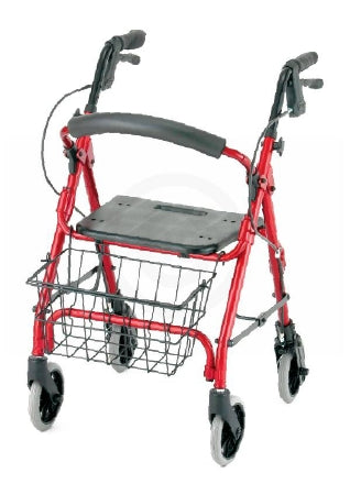 Nova Ortho-Med GetGO Petite 4 Wheel Rollator Blue Aluminum Frame - 4208CBL