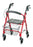 GetGO Petite - 4 Wheel Rollator Blue Adjustable Height / Folding Aluminum Frame - 4208CBL