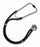 W.A. Baum Sprague Stethoscope Black 2-Tube 30 Inch Tube Double Sided Chestpiece - 2700
