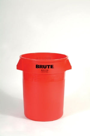 Lagasse Brute Trash Can BRUTE 32 gal. Round Red Polyethylene Open Top - RCP2632RED