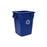 Saalfeld Redistribution Brute Recycling Container BRUTE 40 gal. Square Blue Plastic Open Top - FG353673BLUE
