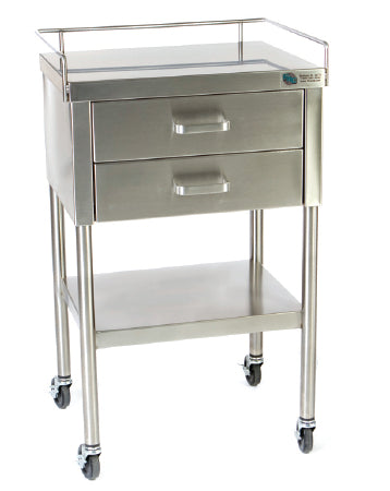 Future Health Concepts - Utility Table 20 X 34 Inch Stainless Steel 2 Drawers - FHC8152