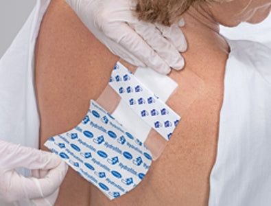 Hydrofilm Plus - Transparent Film Dressing with Pad Rectangle 3-1/2 X 4 Inch 4 Tab Delivery Without Label Sterile - 685772