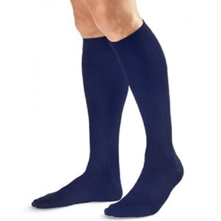 JOBST for Men Dress - Compression Socks Knee High Small Navy Closed Toe - 110784