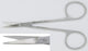 Miltex Padgett Iris Scissors 4-1/2 Inch Length Surgical Grade Stainless Steel NonSterile Finger Ring Handle Straight Blade Blunt/Blunt - PM-4247