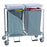R & B Wire Products - Double Hamper with Bags 4 Casters 30 to 35 gal. - 674G