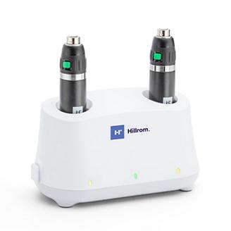 Welch Allyn 3.5V Universal Desk Charger with two Premium Lithium Ion Plus USB Rechargeable Power Handles - 71-XXXLDE