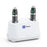 Welch Allyn 3.5V Universal Desk Charger with two Premium Lithium Ion Plus USB Rechargeable Power Handles - 71-XXXLDE
