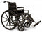 Graham-Field Traveler SE Wheelchair Full Length Arm Mag Wheel Black 18 Inch Seat Width 250 lbs. Weight Capacity - 3E010110