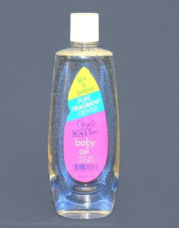 Gentell Gentle Plus Baby Oil 8 oz. Bottle Scented Oil - GEN-23608C