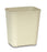 Saalfeld Redistribution Fire-Resistant Trash Can 28 Quart Beige Thermoset Polyester Open Top - FG254300BEIG