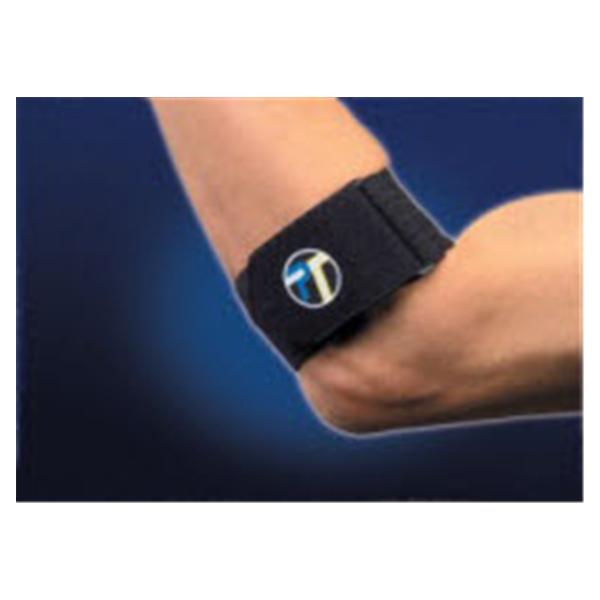 Pro-Tec Athletics Strap Compression Power Elbow Plushback Elastic Black Size Large Ea - 4002