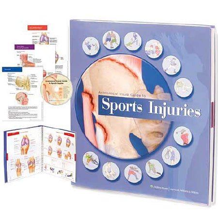 Anatomical Chart Company Reference Book Anatomical Visual Guide to Sports Injuries - 9780781773614