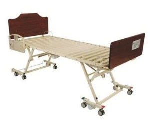 N.O.A. Medical Industries Elite Riser Electric Bed 80 Inch Ribbed Steel Deck 7-1/2 to 28 Inch Height Range - 1050008BEI