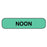 Apothecary Products Apothecary Products Pre-Printed Label Auxiliary Label Noon Green 3/8 X 1-9/16 Inch - 39902