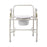 drive - Knocked Down Commode Chair Drop Arm Steel Frame Back Bar 13-3/4 Inch Seat Width - 11125KD-1
