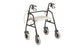Alimed Bariatric 4 Wheel Rollator Black Adjustable Height Steel Frame 33 to 38 Inch - 711978