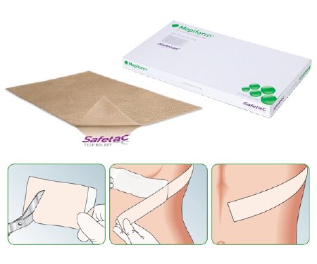 Molnlycke Mepiform Self Adherent Silicone Dressing Silicone Gel 4 X 7 Inch - 293499