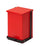 Premium - Trash Can 24 Quart Rectangular Red Steel Step On - TP-24R