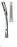 Miltex Miltex Uterine Dressing Forceps Maier 10 Inch OR Grade Stainless Steel (German) NonSterile Ratchet Lock Finger Ring Handle Curved 5 X 30 mm, Serrated Jaws - 30-855