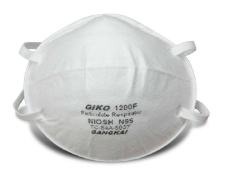 Valumax International Particulate Respirator Mask N95 Cone Elastic Strap One Size Fits Most White - GIKO1200F