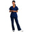 Fashion Seal Uniforms - Scrub Shirt Small Navy Blue 2 Pockets Short Sleeve Female - 7132-S
