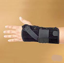 Hely & Weber Wrist Splint Palmar / Dorsal Stay Suede Left Hand X-Small - 434B-LT-XS