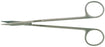 BR Surgical BR Surgical Dissecting Scissors Reynolds-Jamison 6 Inch Length Surgical Grade Stainless Steel NonSterile Finger Ring Handle Curved Blunt/Blunt - BR08-32115