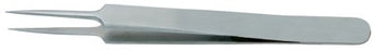 BR Surgical - Tissue Forceps Jeweler 4-3/4 Inch Length Surgical Grade Stainless Steel NonSterile NonLocking Thumb Handle Straight No. 3 Tips - BR10-33103