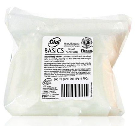Lagasse Dial Basics Soap Liquid 800 mL Dispenser Refill Bag Scented - DIA06045