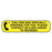 Apothecary Products Apothecary Products Pre-Printed Label Auxiliary Label THIS ITEM WAS SPECIALLY ORDERED FOR YOU PLEASE CONTACT US A DAY AHEAD TO REORDER Yellow 3/8 X 1-9/16 Inch - 40165