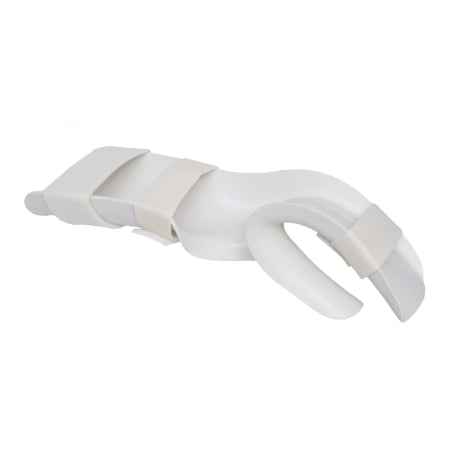Rolyan - Functional-Position Hand Splint with Strapping Preformed / Perforated Thermoplastic Right Hand White Medium - A31222