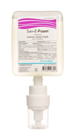 San-E-Foam - Hand Sanitizer 1,000 mL Ethyl Alcohol Foaming Dispenser Refill Bottle - 00107F