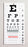 Dukal Snellen Eye Chart - TM3050