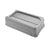 Rubbermaid Lid Can Slim Jim Resin Swing Lid Gray Rectangle 4/Case - FG267360GRAY