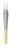 Miltex Carb-N-Sert Dressing Forceps Adson 6 Inch Surgical Grade Stainless Steel / Tungsten Carbide NonSterile NonLocking Thumb Handle Straight Cross Serrated Tips - 6-129TC