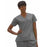 Fashion Seal Uniforms Simply Soft Scrub Shirt Small Black 2 Pockets Short Set-In Sleeves Female - 7138-S