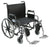 Drive Medical Bariatric Wheelchair Drive Sentra Ec Heavy Duty Dual Axle Full Length Arm Removable Padded Arm Style Composite Mag Wheel Black Upholstery 20 Inch Seat Width 450 Lbs. Weight Capacity - STD20ECDFAHD-SF