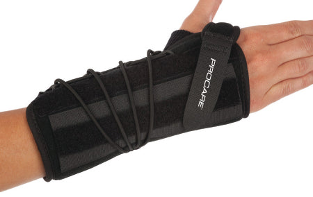 DJO Quick-Fit Wrist II Wrist Support Removable Palm Stay Nylon / Foam Right Hand Black X-Large - 79-87561