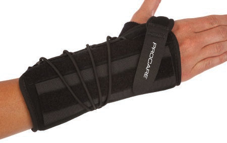 ProCare Quick-Fit Wrist II - Wrist Brace Aluminum / Foam / Nylon Right Hand Black One Size Fits Most - 79-87560