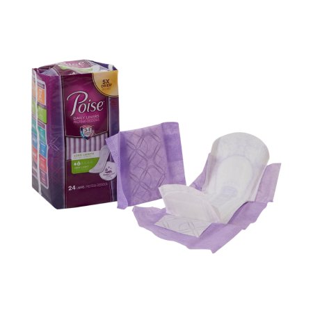 Poise - Bladder Control Pad 8-1/2 Inch Length Light Absorbency Absorb-Loc Core One Size Fits Most Adult Female Disposable - 19308