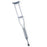 Medline - Underarm Crutches Aluminum Frame Child 300 lbs. Weight Capacity Push Button Adjustment - MDSV80536