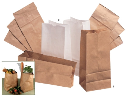 Lagasse General Supply Grocery Bag Brown Kraft Paper 10 lbs. - BAGGK10500