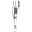 Sklar Sklar Tissue Forceps Adson-Debakey 4-3/4 Inch Premium OR Grade Stainless Steel NonSterile NonLocking Thumb Handle Straight 1 X 2 Rows of Atraumatic Fine Teeth - 52-5362