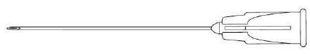 Beaver-Visitec International Visitec Retrobulbar Block Needle Atkinson Style 25 Gauge 1-1/2 Inch Sharp Bevel Type - 581641