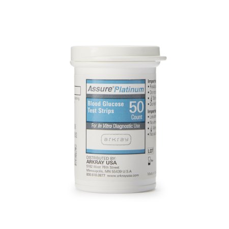 Assure Platinum - Blood Glucose Test Strips 50 Strips per Box For Meter - 500050