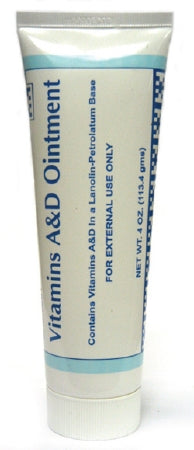 Gentell A & D Ointment 2 oz. Tube Medicinal Scent Ointment - GEN-23442C