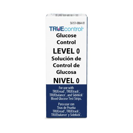 Truecontrol - Blood Glucose Control Solution Blood Glucose Testing 3 mL Level 0 - M5H01-83