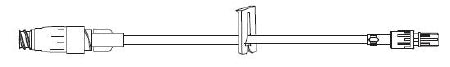 Becton Dickinson Maxplus Clear Extension Set 7 Inch Tubing 1 Port 0.9 mL Priming Volume DEHP-Free - P9002-C